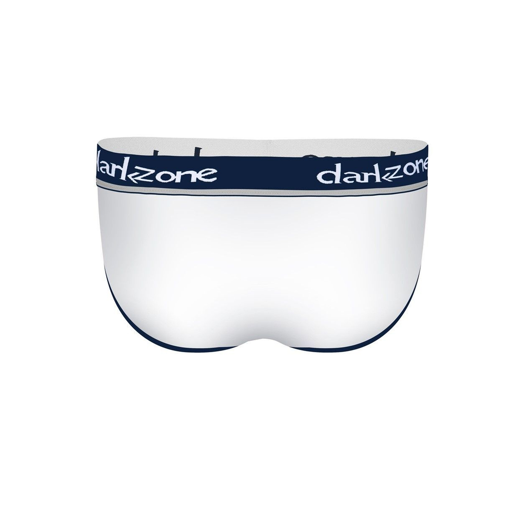 Белые мужские трусы-брифы с вырезом (Размер: XL) (Цвет: белый)