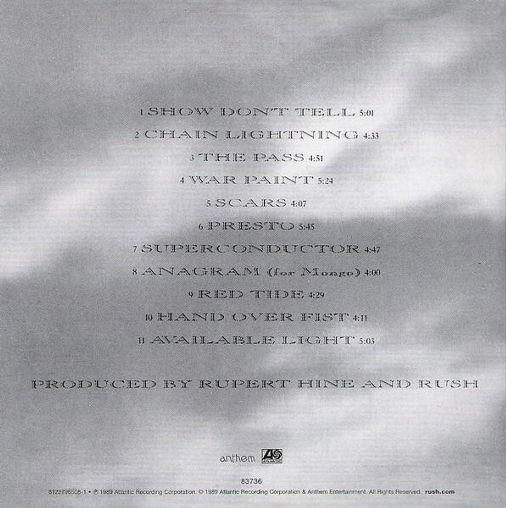 Rush / The Studio Albums 1989-2007 (7CD)