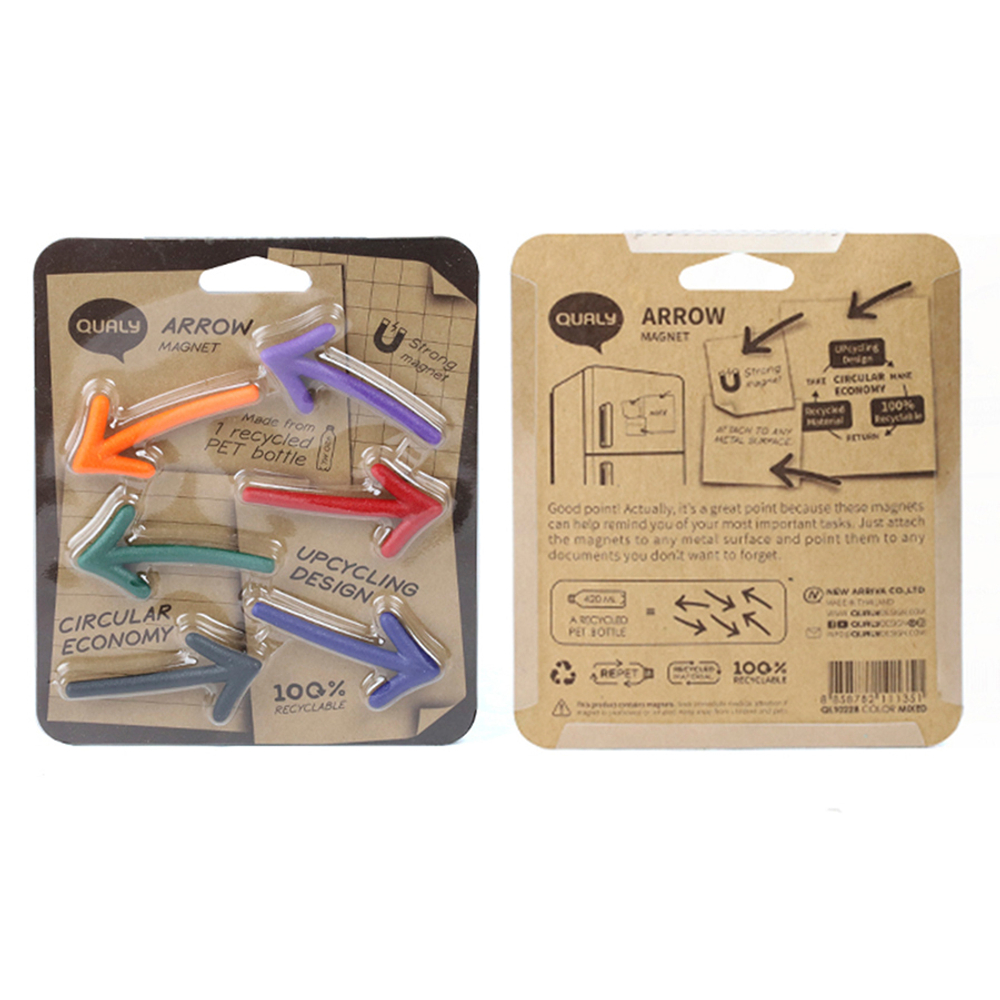 Набор магнитов 6шт Qualy Arrow