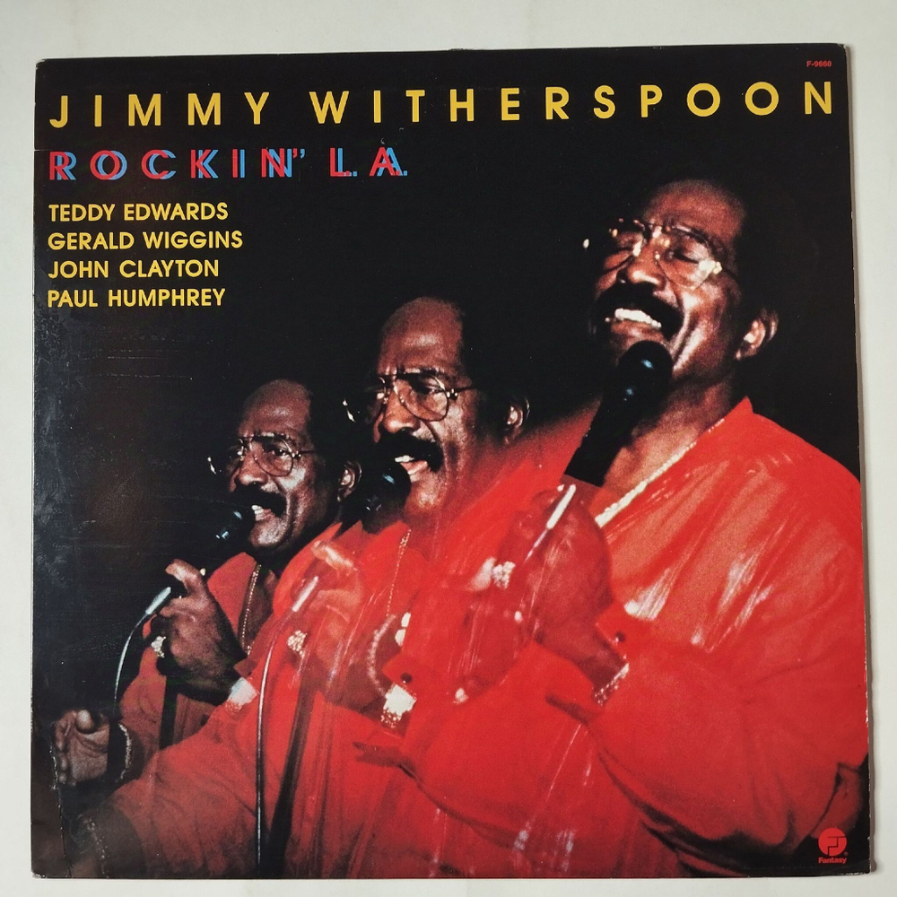 Винтажная виниловая пластинка LP Jimmy Witherspoon Rockin L.A. (USA 1989)