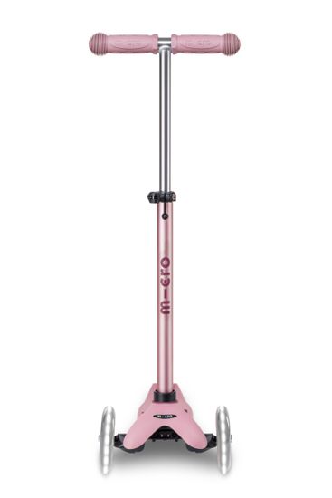 Самокат-качалка Mini Micro Deluxe Rock & Go LED, пудрово-розовый