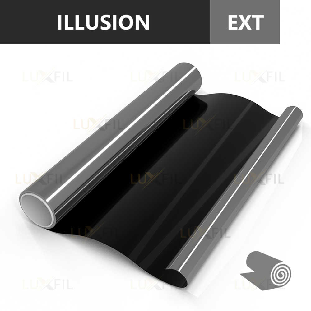 Пленка зеркальная ILLUSION (Exterior) LUXFIL, рулон (размер 1,524x30м.)