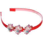 Ободок для волос детский на блистере «РОЗОВОЕ ОБЛАКО», единорог, микс 6 цветов, 1см