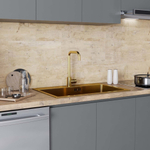 Смеситель для кухни 35k MIXLINE MLSS-0301G трубчатый излив, ЗОЛОТО