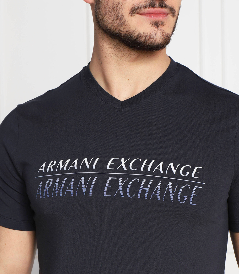 футболка Armani Exchange - темно-синий(3RZTAH ZJAAZ)