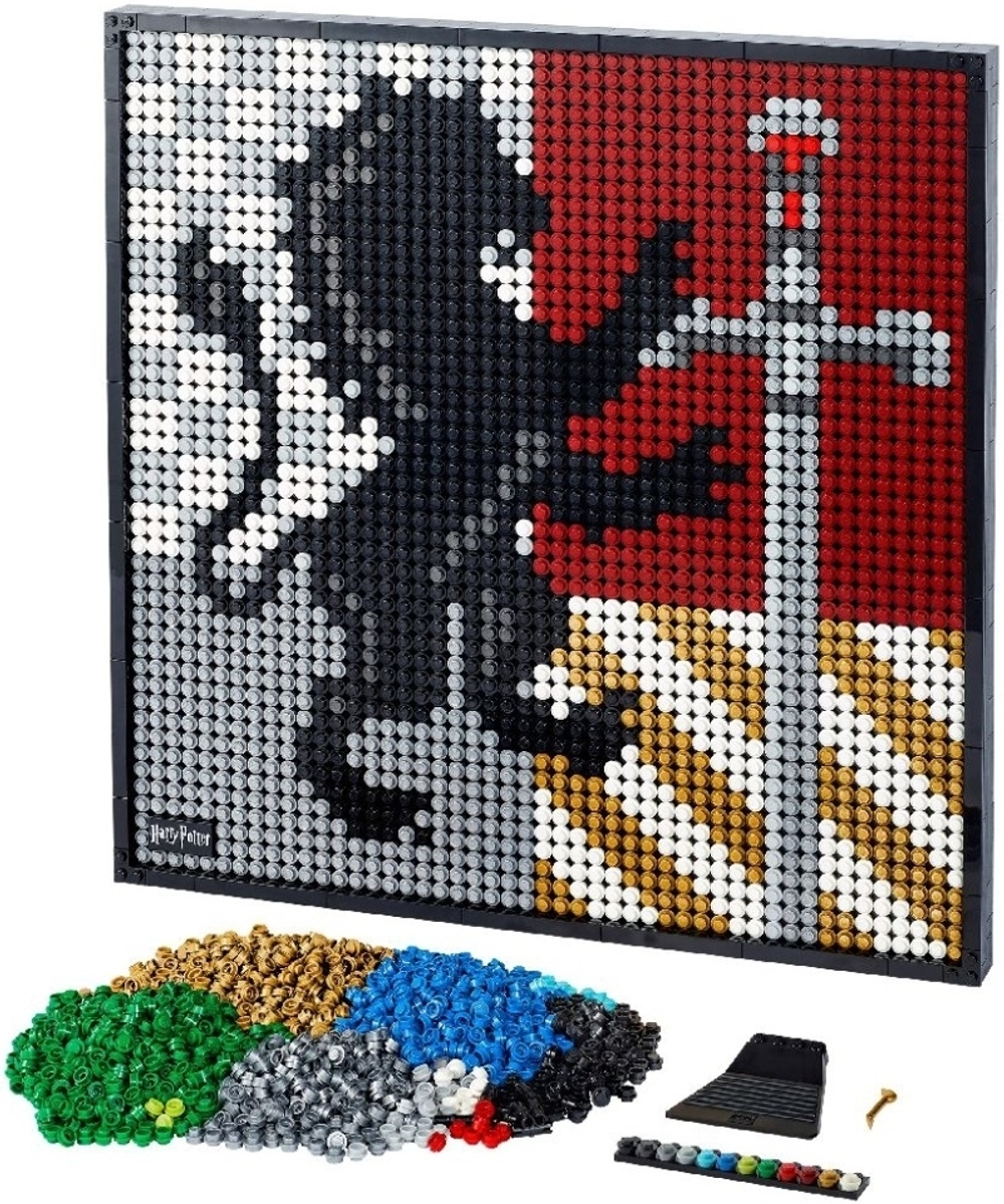 LEGO Art: Harry Potter Hogwarts Crests Гербы Хогвартса 31201