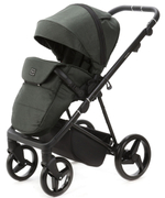 Детская коляска Adamex Quantum 3 в 1 Q-TK105 LUX (Т.ЗЕЛЕНЫЙ)