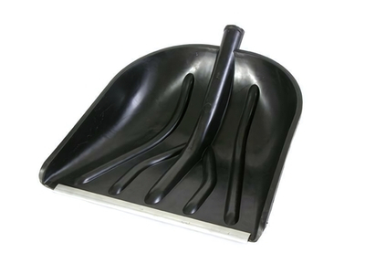 Лопата пластиковая "Зима" №1 410*460мм с планкой без черенка d32