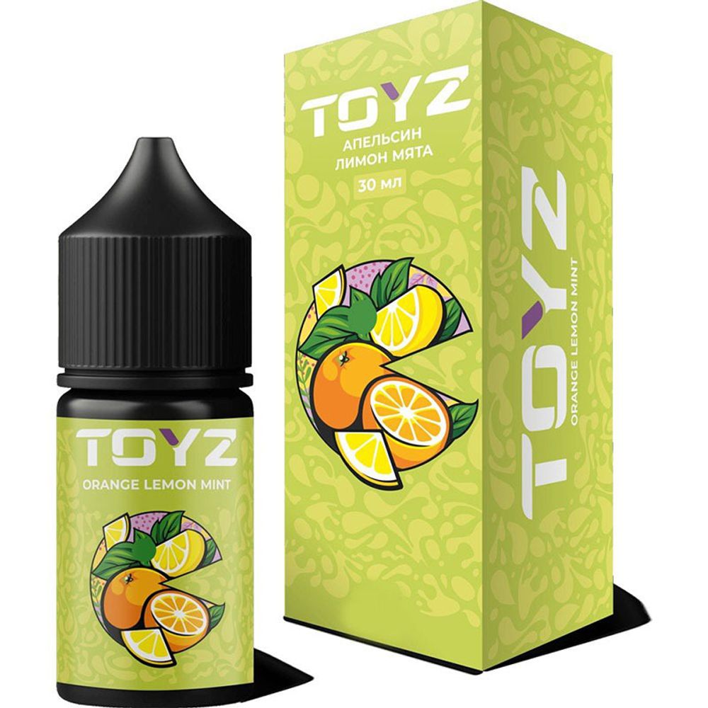 Жидкость Toyz - Orange-Lemon-Mint (Апельсин-Лимон-Мята) 30 мл, 20 мг/мл* Strong