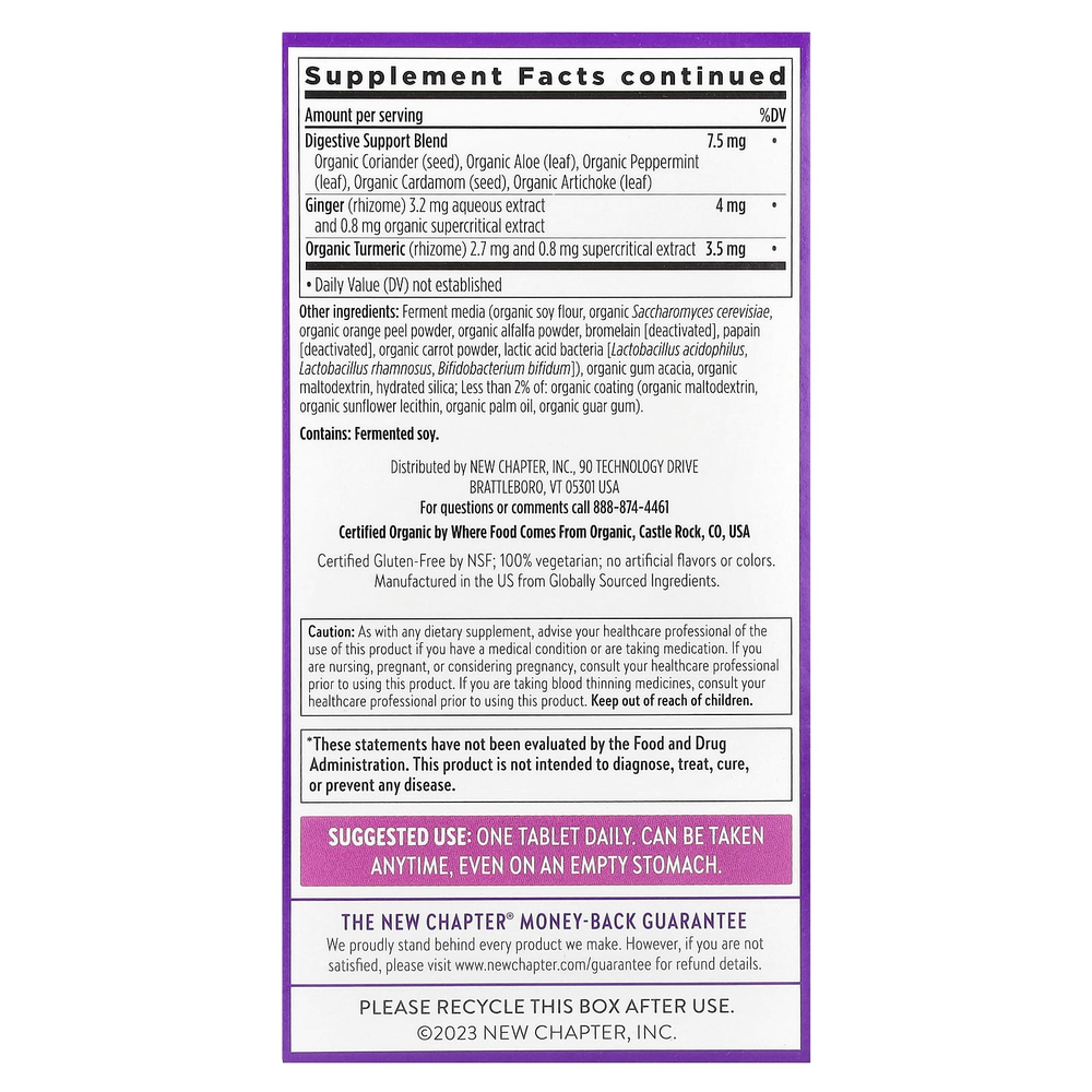 New Chapter, One Daily Every Woman's Multivitamin™ 40+, мультивитамины для женщин старше 40 лет, 96 вегетарианских таблеток