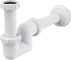 Сифон для умывальника и биде Alca Plast A45F, пластик 32 мм