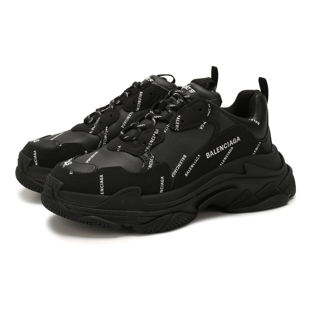 Balenciaga Triple S Black Logo