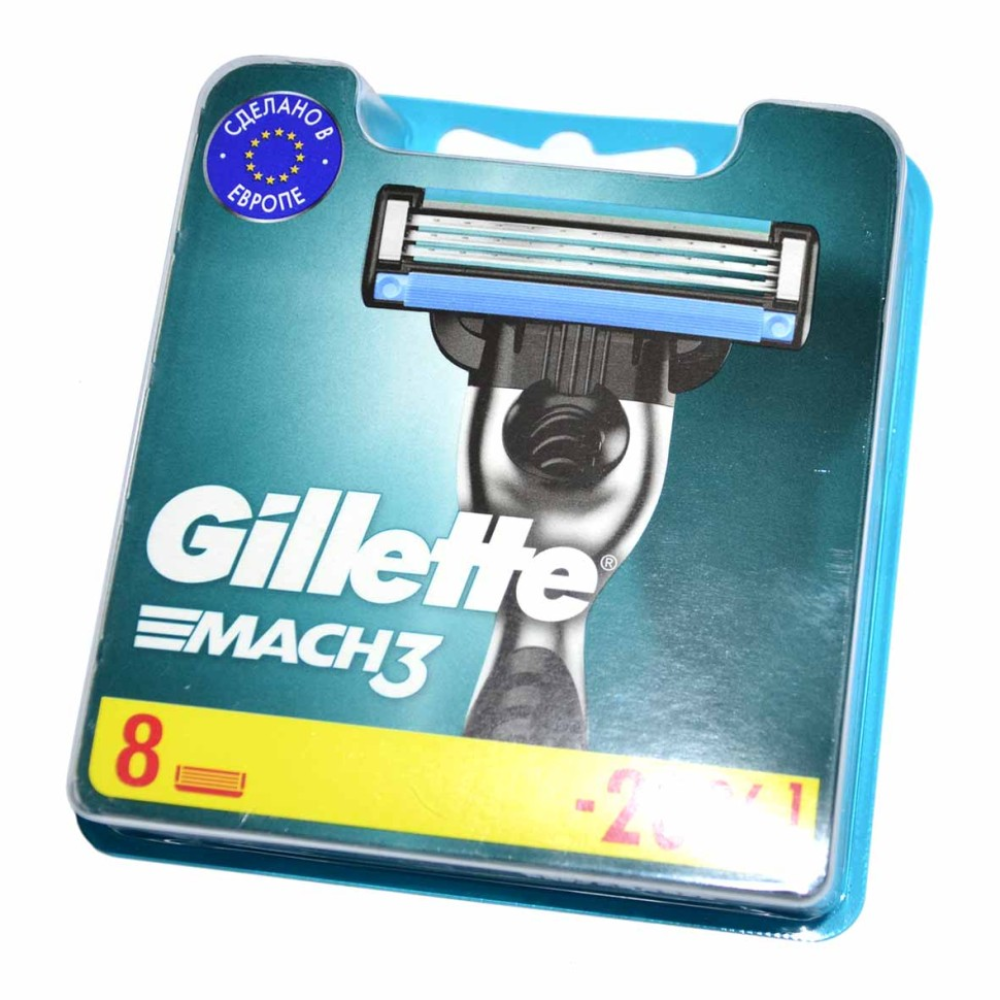 Бритвенный станок Gillette Mach3 8 шт