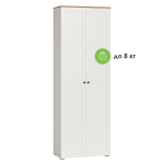 Шкаф Woodville Опра 16.307 белый PE шагрень, дуб золотой craft