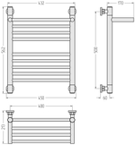 Сунержа Богема с полкой+ 500х400