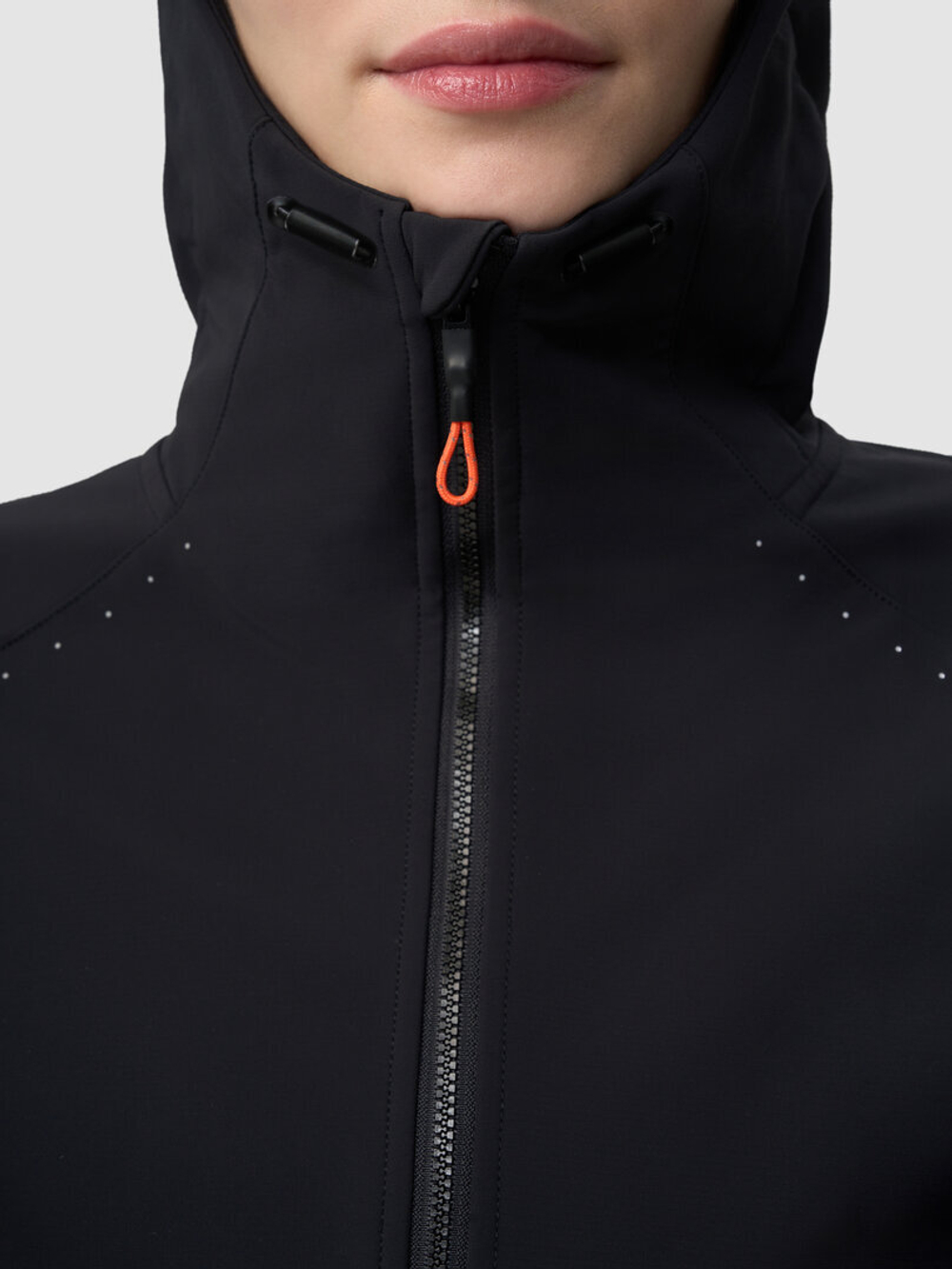 Зимняя беговая куртка GRI Темп 5.0 женская чёрная