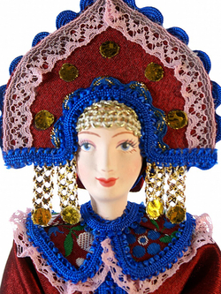 Кукла коллекционная в Русском праздничном костюме