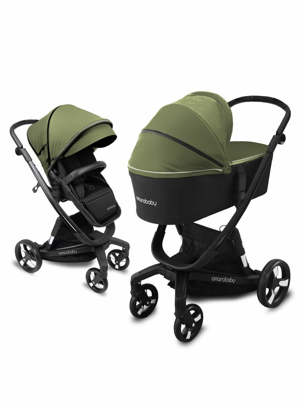Коляска детская 2 в 1 AMAROBABY TUTUM