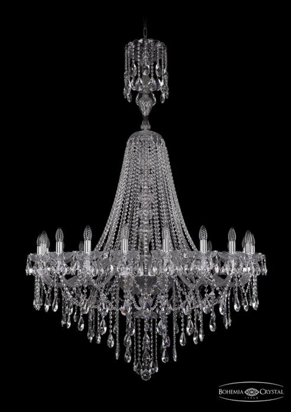 Подвесная люстра Bohemia Ivele 1415/20/400/XL-173/Ni