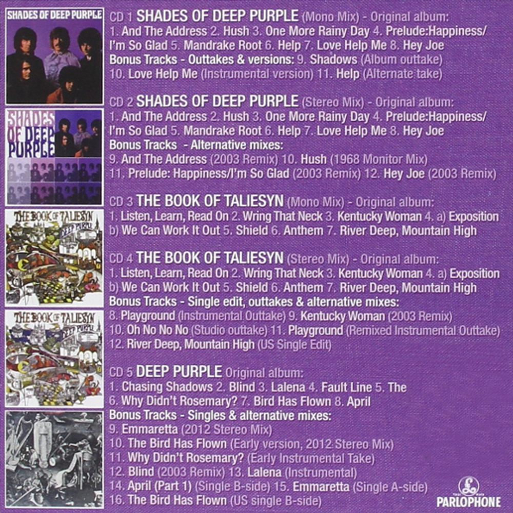 Deep Purple / Hard Road: The Mark 1 Studio Recordings 1968-69 (5CD)