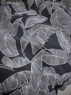 Простынь на резинке Полисатин Simple House "Fern" 120x200 см