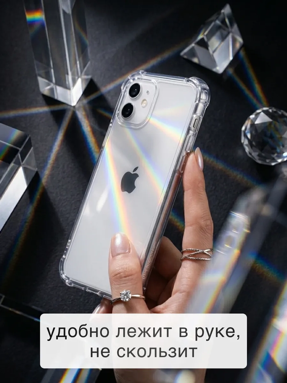 Чехол для iPhone 11, силиконовый, противоударный, прозрачный