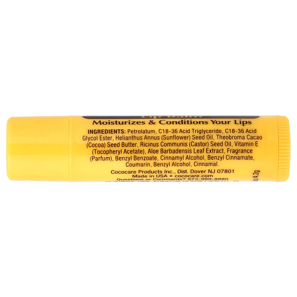 Cococare, Бальзам для губ с маслом какао, 4,2 г (0,15 унции)