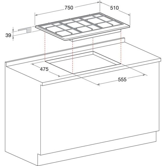 Газовая варочная панель Hotpoint-Ariston PCN 750 T (AN) R