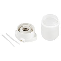 Светильник ЭРА НББ 02-60-001 для бани и сауны керамика/стекло прямой IP54 E27 max 60Вт белый НПБ400