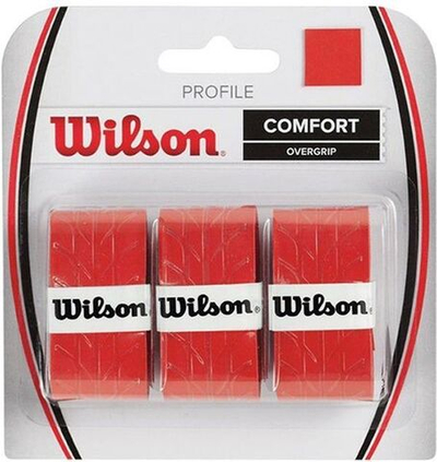 Теннисные намотки Wilson Profile 3P - red