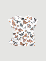 Футболка для девочек Mjölk Бабочки