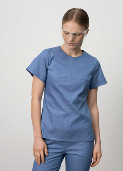 Медицинская туника широкий рукав