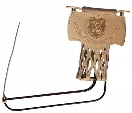 Луза(скоба латунь,кожан. сетка, скат РП PRO) п/ф (Кожа натуральная (рыжая))