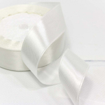 Лента Атласная 2,5см х 28м Сатин (Белый)