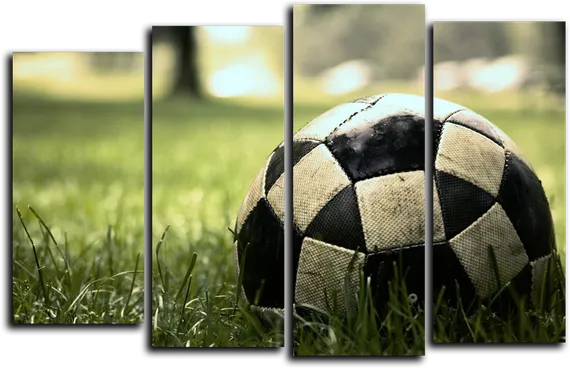 Модульная картина "Футбольный мячик"