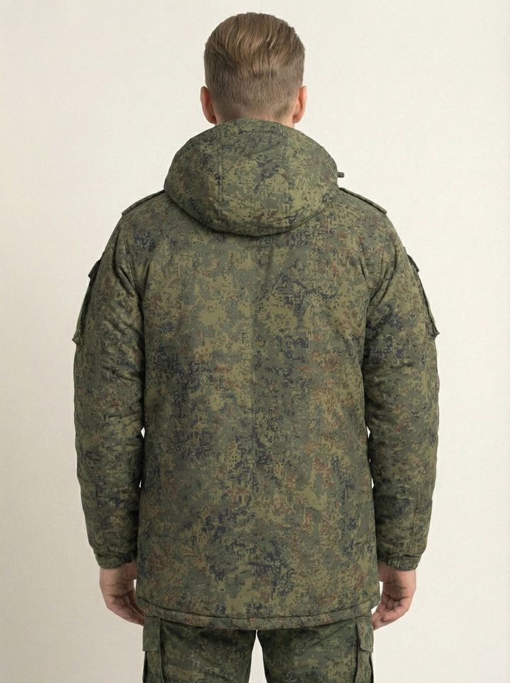 Бушлат ВКБО зеленая цифра (ткань таслан) (А)