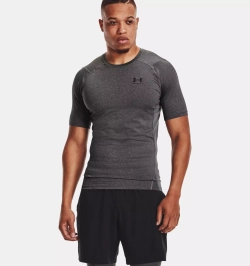 Футболка мужская Under Armour UA HG Armour Comp SS-GRY