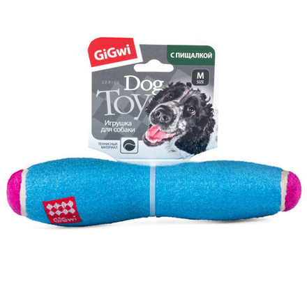 Gigwi CATCH & FETCH Игрушка для собак палка средняя с пищалкой 20 см