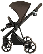 Детская коляска Roan Sol 2.0 3 в 1 с автокреслом Pituso Baesa Pro Black SLL/34/T Turkish Coffe/Black/руч.Cappuccino