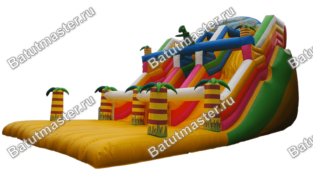 Надувной батут-горка "Горные приключения"