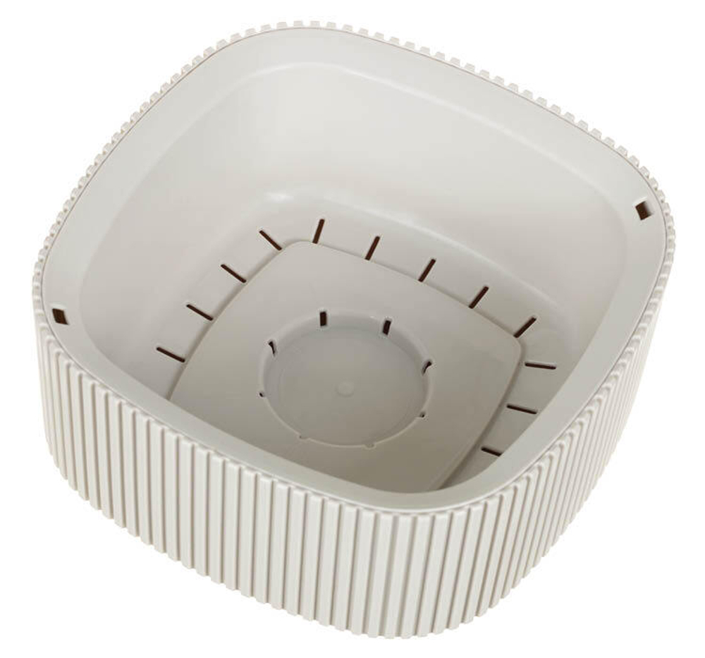 Кашпо СТРИП квадратное 165*165мм 0,9 л со вставкой М3249