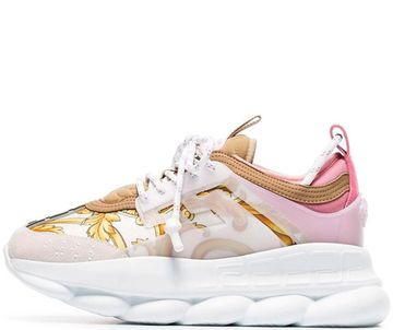 Кроссовки Versace Chain Reaction 2 Chainz White/Pink