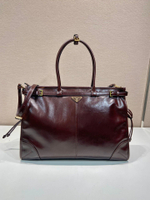 Prada Extra Large Leather Handbag 42 cm
