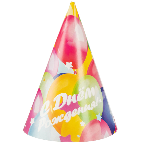 Колпаки, Воздушные шары, 6 шт. в упак.