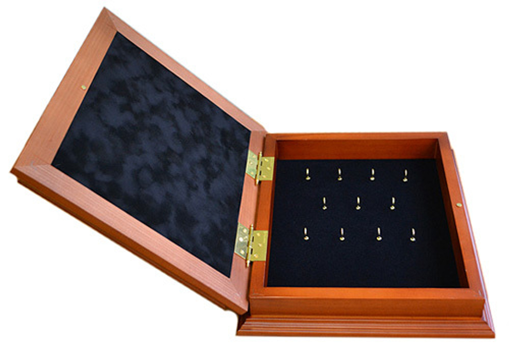 Деревянная ключница настенная "Денежное дерево"