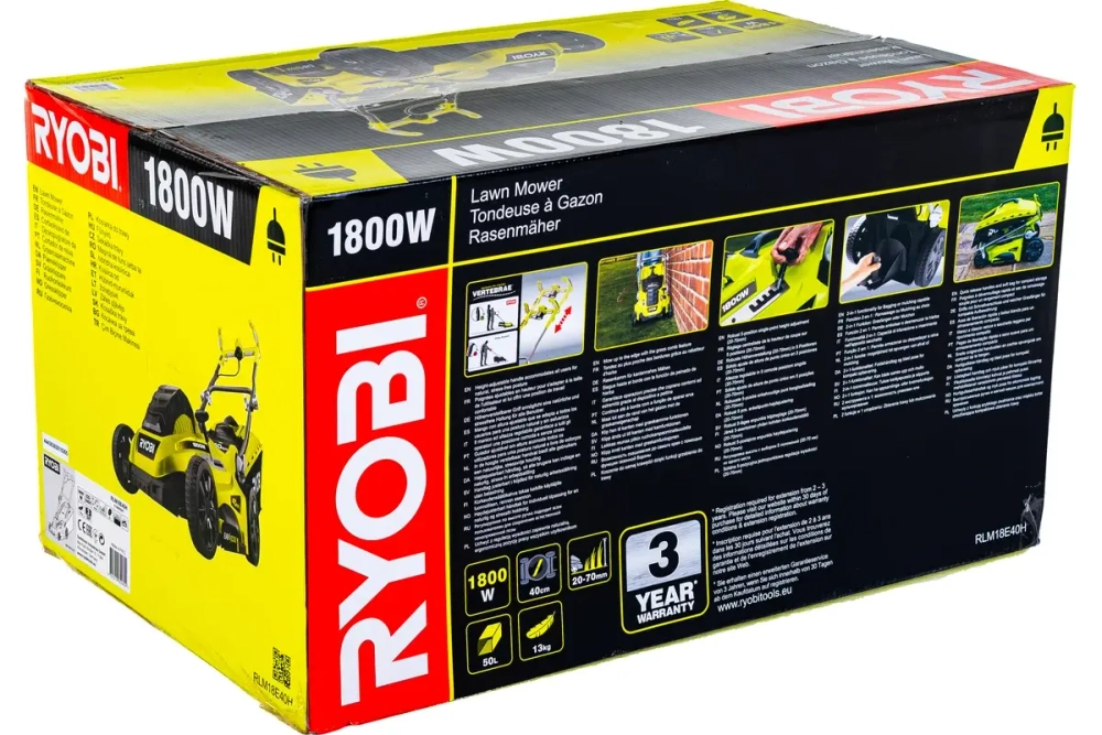 Газонокосилка Ryobi RLM18E40H 5133002347