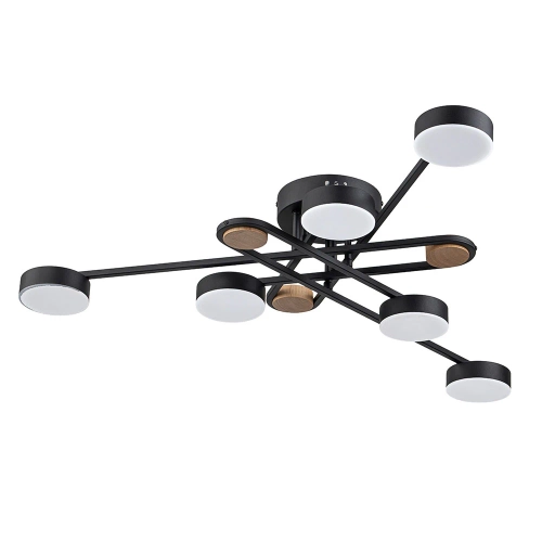 Потолочная светодиодная люстра Arte Lamp TAYGETA A2455PL-6BK