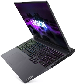Ноутбук Lenovo Legion 5 Pro 16ACH6 (82JS0006RK) 16"(2560x1600)IPS/ Ryzen 5-5600H(3.3ГГц)/ 16Гб/ 512Gb SSD/ GeForce RTX 3050 4Гб/ нет DVD/ Без ОС/ Серый