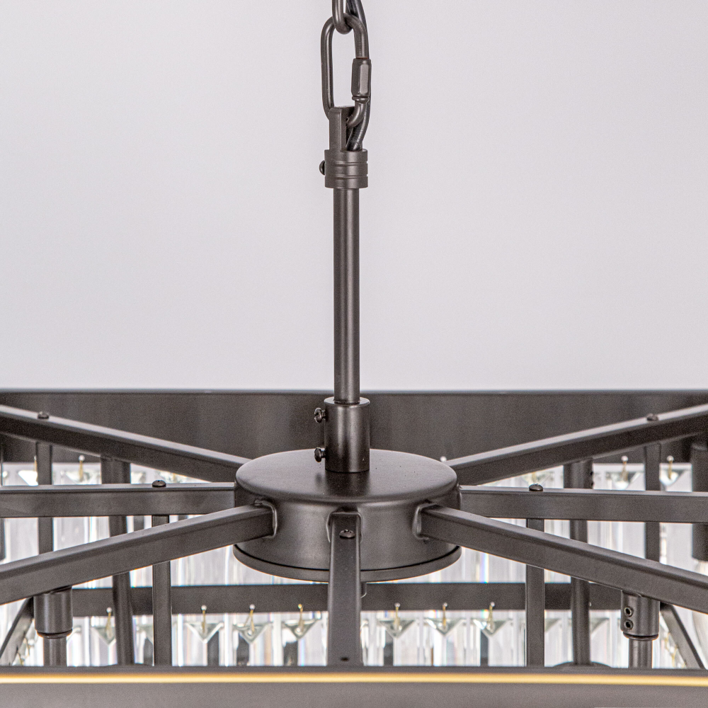 Citilux Мартин CL332231 Люстра хрустальная подвесная Прозрачная