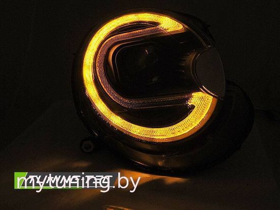 Фары передние BLACK LED HID для BMW MINI (COOPER) 06-14